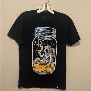 Astronaut Graphic Black T-Shirt